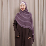 Lozy Hijab - Runa Dubai Shawl (Hijab Pashmina Arab Salur Bahan Viscose Premium Lembut)