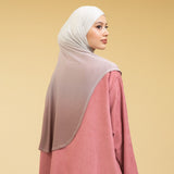 Lozy Hijab - Lesti Bandana Gradasi  Lozy x Lesti Kejora (Khiban Gradient Pashmina Instan Kaos Bahan Viscose Rayon Gradasi)