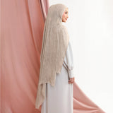 Lozy Hijab - Woody Rayon Crinkle Shawl  (Hijab Pashminal Bahan Rayon Viscose Crinkle)