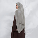 Lozy Hijab - Runa Dubai Shawl (Hijab Pashmina Arab Salur Bahan Viscose Premium Lembut)