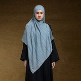 Lozy Hijab - Azra Pashmina Bandana (Pashban Shawl Syari Bahan Cotton Crinkle Pattern)