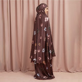 Lozy Hijab - Aliza Prayer Set (Mukena Bahan Silk Set Pattern Motif 2in1)