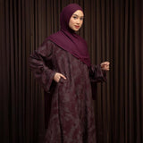 Inaya Abaya Dress Ruby Wine