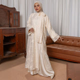 Nona Embroidery Sheer Tunik Cream
