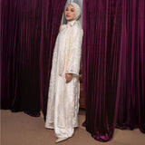 Nona Embroidery Sheer Tunik Cream