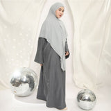 Mahda Abaya Dress Dark Grey