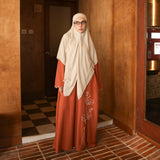 Marwa Embroidery Abaya Terracota Series 2