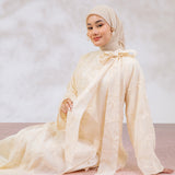Nona Embroidery Sheer Tunik Cream