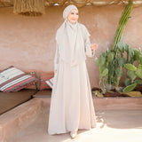 Haiba Abaya Set Ivory