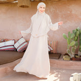 Haiba Abaya Set Ivory