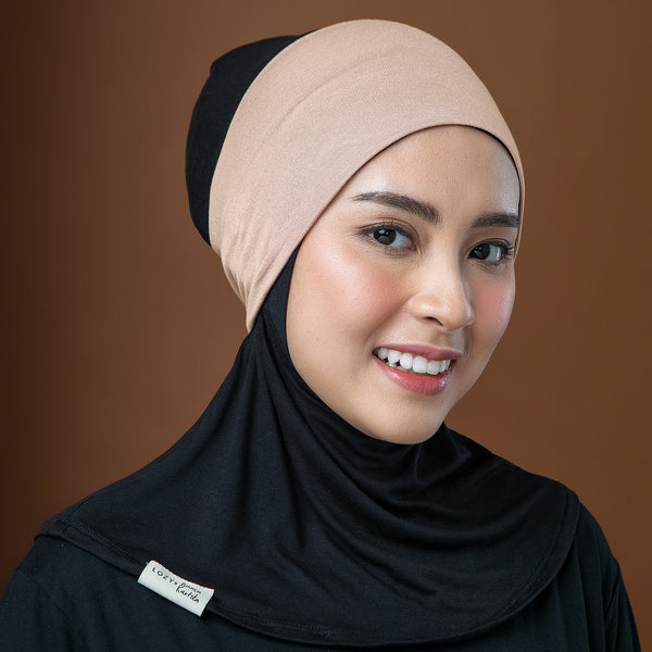 Inner Bandana Lozy x Bianca Khaki (Ciput Viscose Rayon)