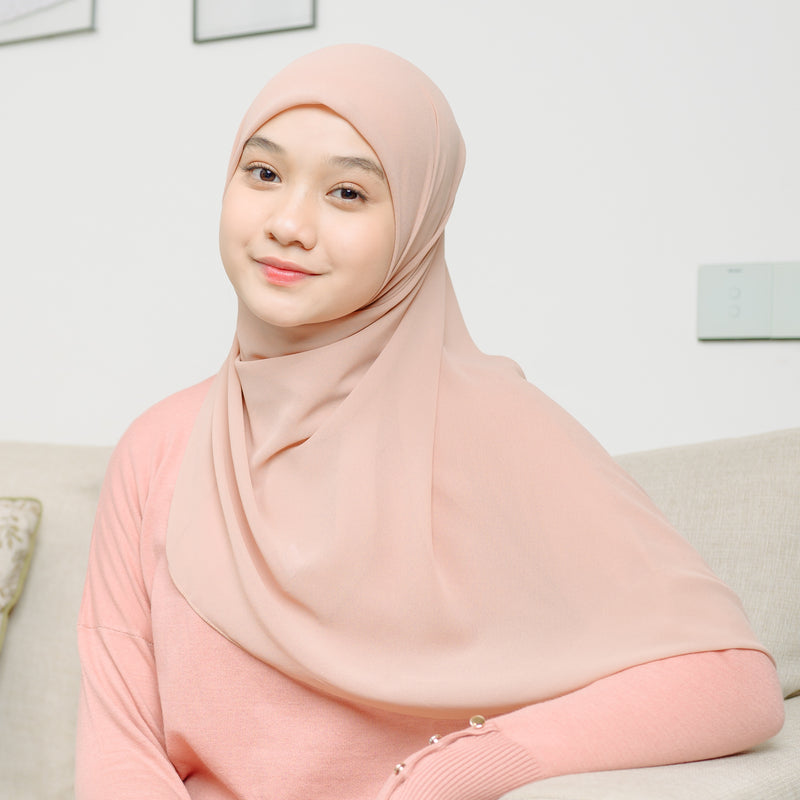 Bawal Shawl (Pashmina Ceruti Babydoll) Wheat