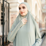 Shameera Abaya in Matcha