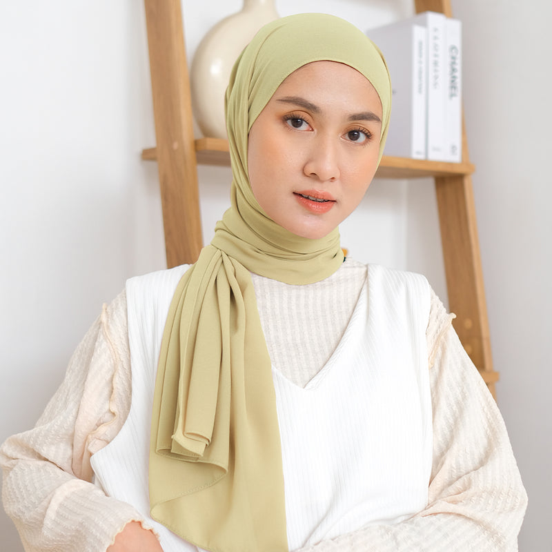 Bawal Shawl (Pashmina Ceruti Babydoll) Milktea