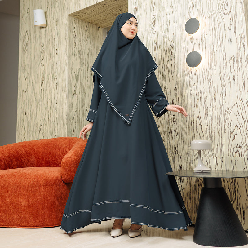 Pre Order Sadia Abaya Set Moonlight