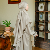 Hanida Abaya Set Natural