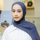 Bawal Eyelash Shawl Navy