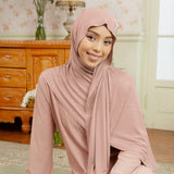 Heidy Oval Shawl in Nude Cream (Lozy x Heidy)