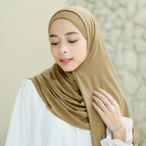 Tana Shawl (Pashmina Kaos Rayon) Olive Sheen