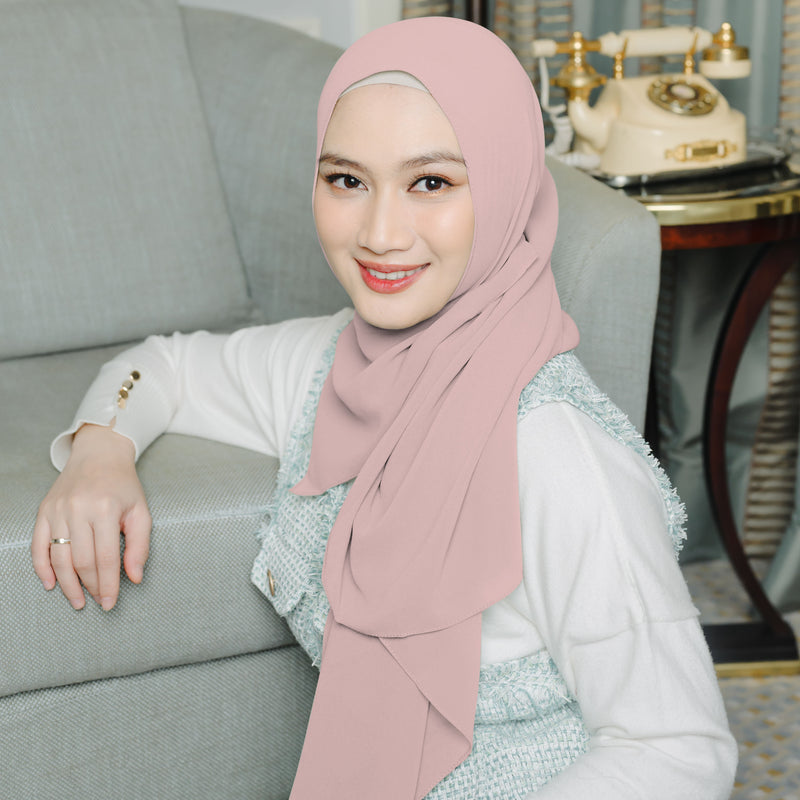 Bawal Shawl (Pashmina Ceruti Babydoll) Peony