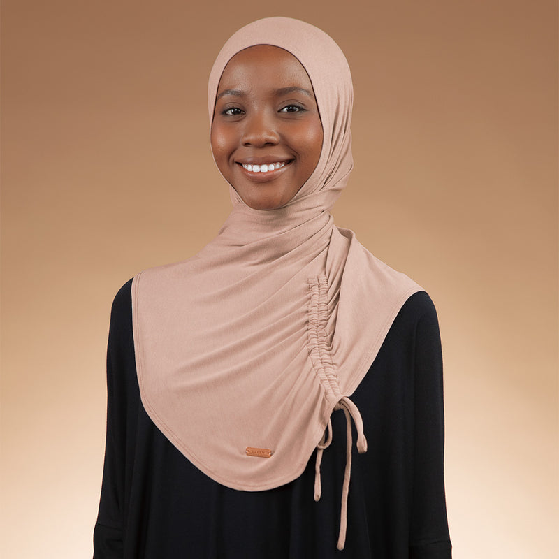 Liora Instan (Hijab Instan Serut Sport Rayon) Pink Blush
