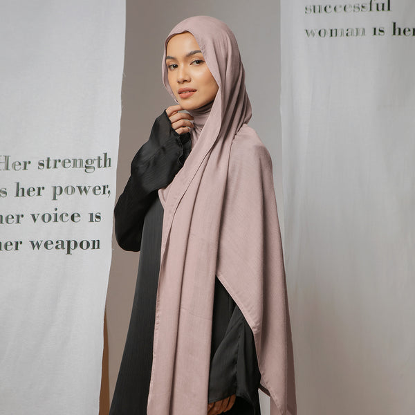 Pashmina Viscose Nour Shawl  Lozy x Lesti Pink Blush New