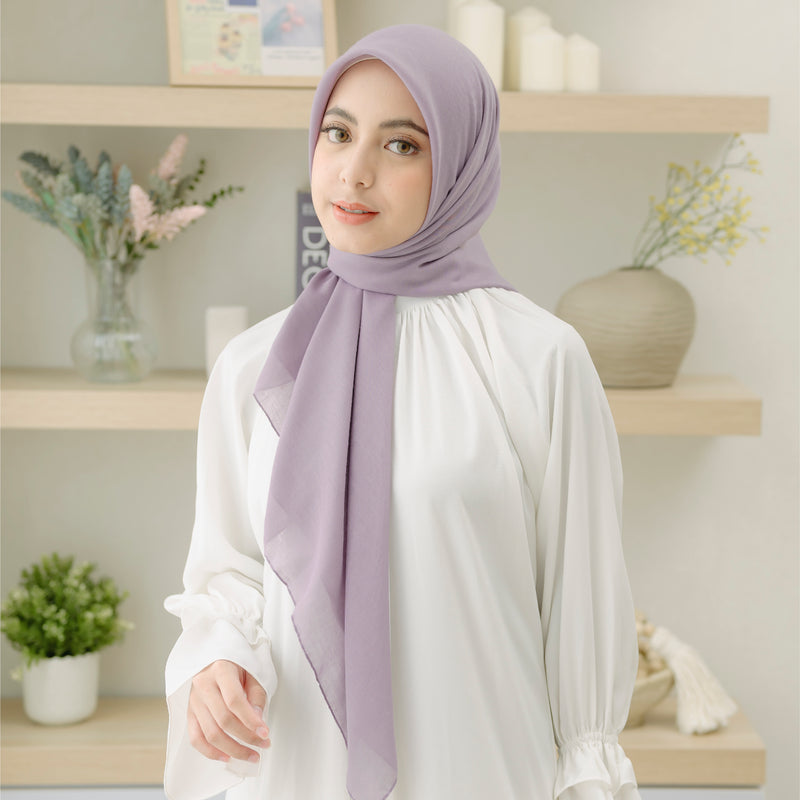 Theya Voal Square Purple Pastel