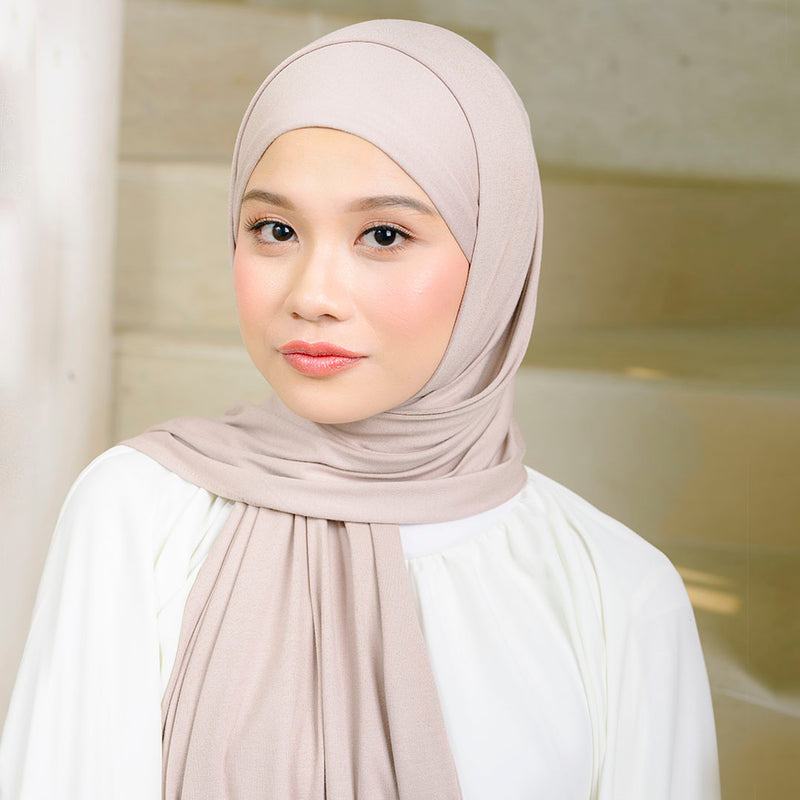 Rayna Instan Shawl (Pashmina Instan Rayon) Khaki