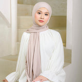 Rayna Instan Shawl (Pashmina Instan Rayon) Khaki