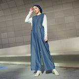 Jeane Denim Jumpsuit Royal Blue