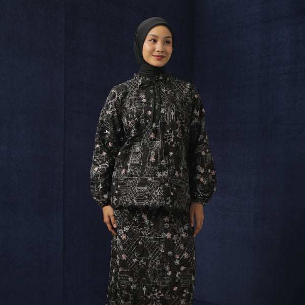 Floure Embroidery Set Noir Black S-M Series 1