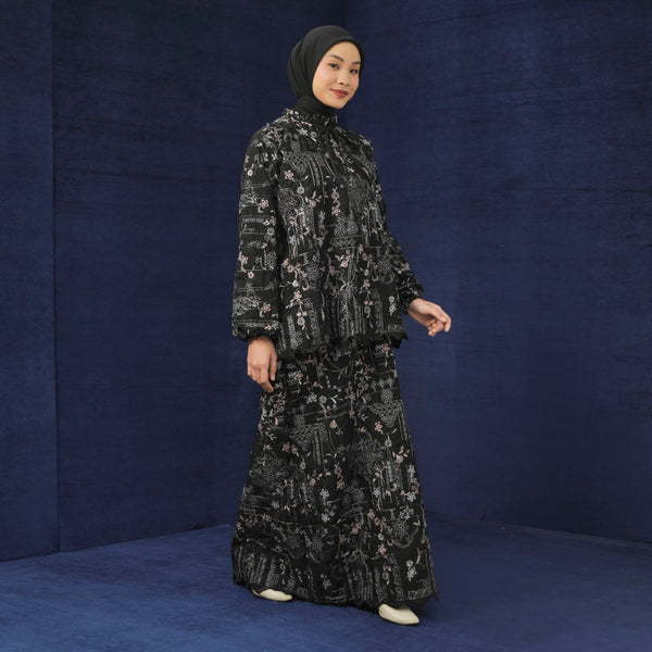 Floure Embroidery Set Noir Black L-XL Series 2