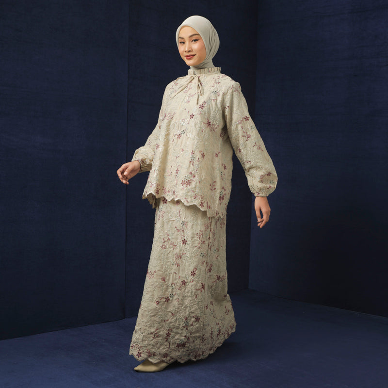 Floure Embroidery Set Almond Matcha S-M Series 2