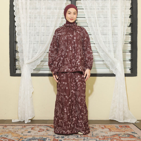 Floure Embroidery Set Burgundy L-XL Series 3