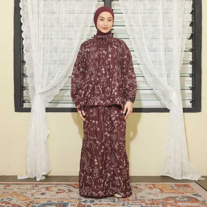 Floure Embroidery Set Burgundy L-XL Series 3