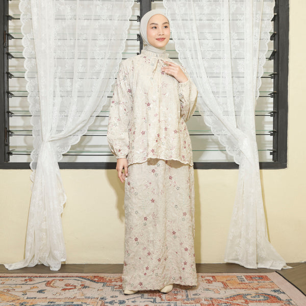 Floure Embroidery Set Almond Matcha S-M Series 3