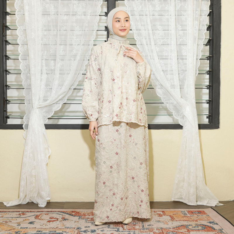 Floure Embroidery Set Almond Matcha L-XL Series 3