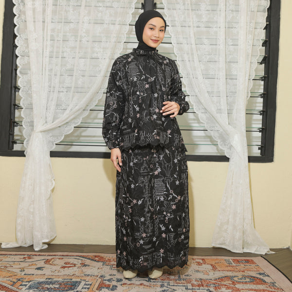 Floure Embroidery Set Noir Black S-M Series 4