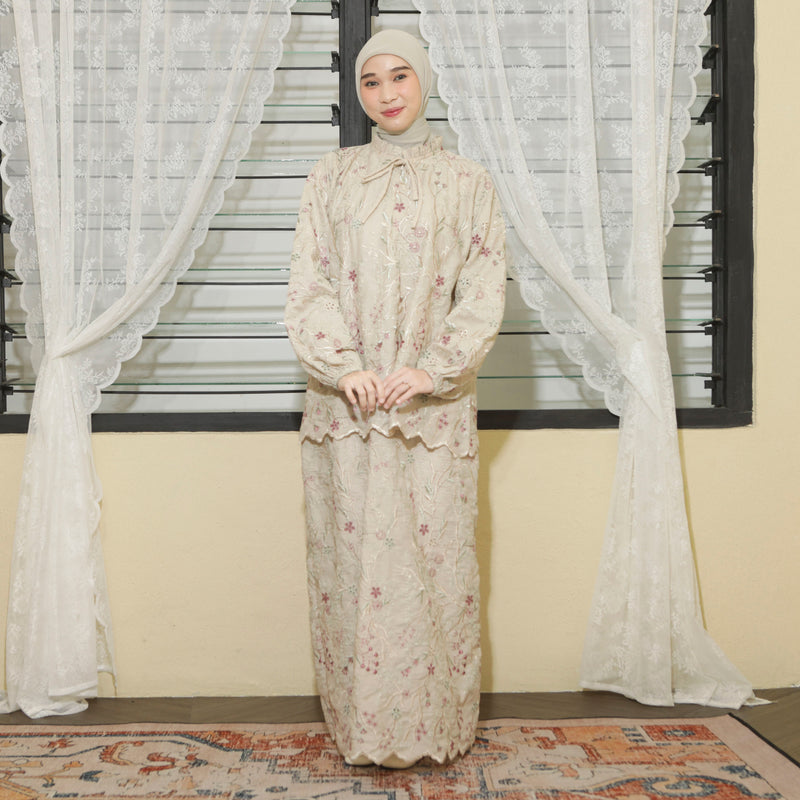 Floure Embroidery Set Almond Matcha S-M Series 4