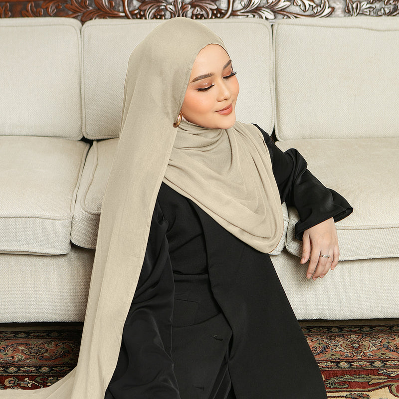 Pashmina Viscose Nour Shawl  Lozy x Lesti Sand New
