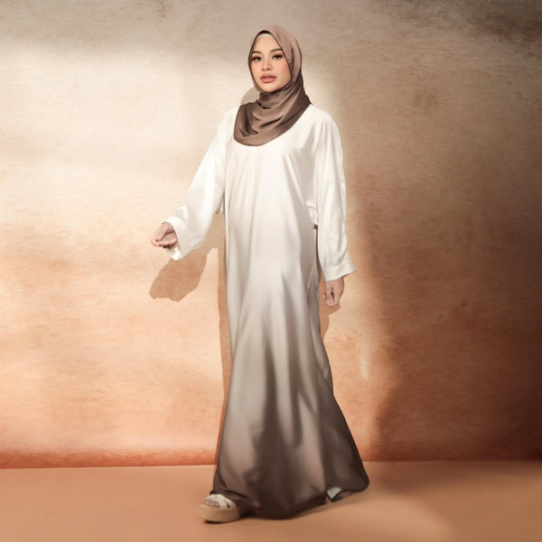 Hanum Abaya Dress Ash Bronze