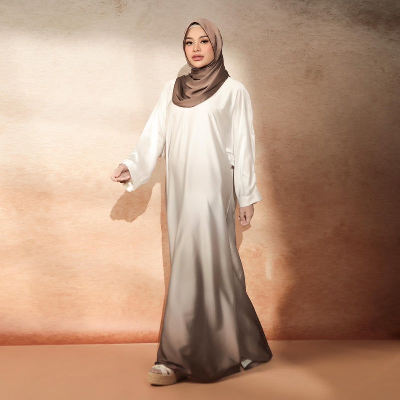 Hanum Abaya Dress Ash Bronze