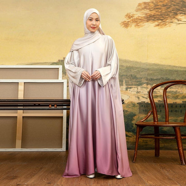Hanum Abaya Dress Flamingo