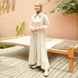 Calla Dress (Dress Linen Collar)