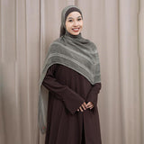 Lozy Hijab - Maven Dubai Shawl (Hijab Pashmina Arab Salur Bahan Viscose Premium Lembut)