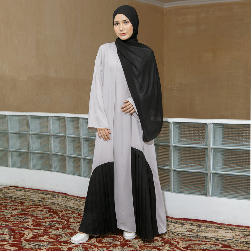 Shadeena Abaya Dress Grey