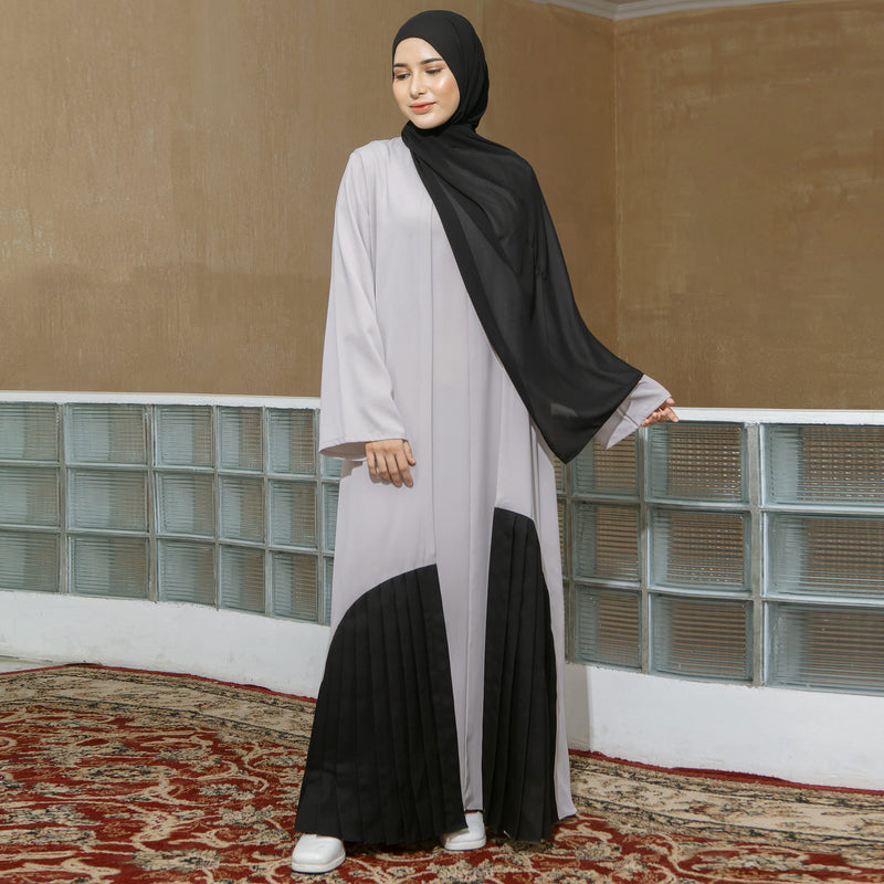 Shadeena Abaya Dress Grey