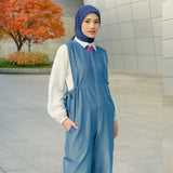 Jeane Denim Jumpsuit Sky Blue