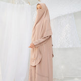 Havina Abaya Set Soft Beige