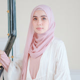 Ovel Shawl in Soft Pink (Lozy x Hamidah)